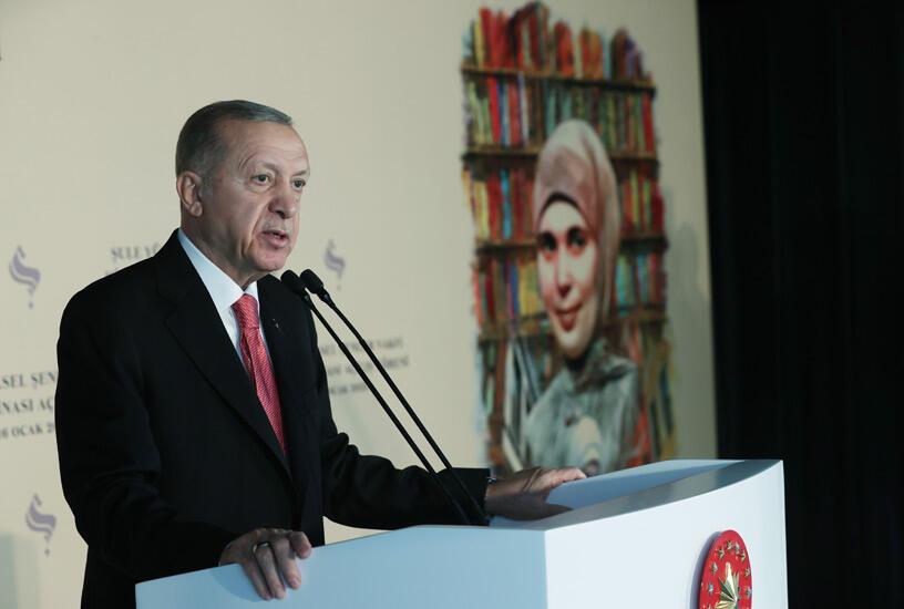 Erdoğan slams opposition for not backing headscarf bill