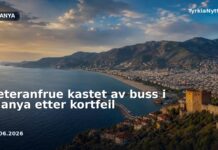 Veteranfrue kastet av buss i Alanya etter kortfeil