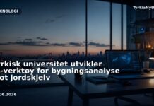Tyrkisk universitet utvikler AI-verktøy for bygningsanalyse mot jordskjelv