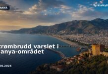 Strømbrudd varslet i Alanya-området