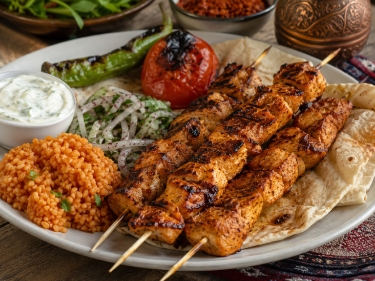 Tavuk Şiş – tyrkiske kyllingspyd