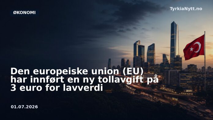 Den europeiske union (EU) har innført en ny tollavgift på 3 euro for lavverdi