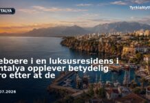 Beboere i en luksusresidens i Antalya opplever betydelig uro etter at de