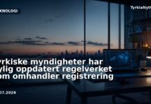 Tyrkiske myndigheter har nylig oppdatert regelverket som omhandler registrering