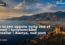 En brann oppsto nylig ved et hotell i turistområdet Avsallar i Alanya, noe som