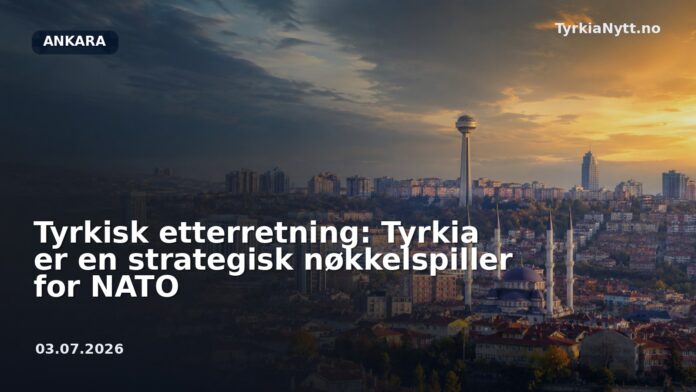 Tyrkisk etterretning: Tyrkia er en strategisk nøkkelspiller for NATO
