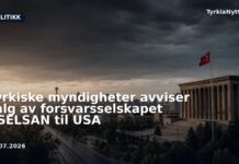 Tyrkiske myndigheter avviser salg av forsvarsselskapet ASELSAN til USA