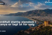 Verdifull statlig eiendom i Alanya er lagt ut for salg