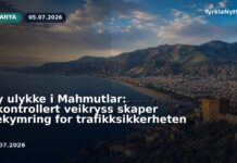 Ny ulykke i Mahmutlar: Ukontrollert veikryss skaper bekymring for trafikksikkerheten