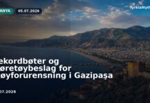 Rekordbøter og kjøretøybeslag for støyforurensning i Gazipaşa