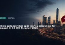 Tyrkisk gullanalytiker spår kraftig prisøkning for gramgull til 10 000 TL innen 2026
