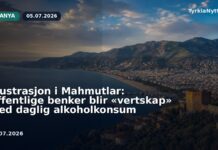 Frustrasjon i Mahmutlar: Offentlige benker blir «vertskap» med daglig alkoholkonsum