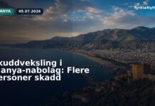 Skuddveksling i Alanya-nabolag: Flere personer skadd